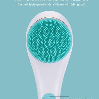CNAIER Bath and Body Scrub Electric Brush Set - Rechargeable 4 in 1 (Random Color)