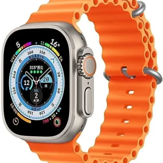 Smart Watch T800 Ultra Series 8 Ultra Smart Watch Sport Wireless Charger With Ocean Strap(random color )