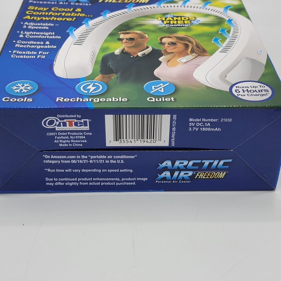Neck Fan Personal Air Cooler 3 Speed Hand Free Neck Fan(random color ) - Image 3