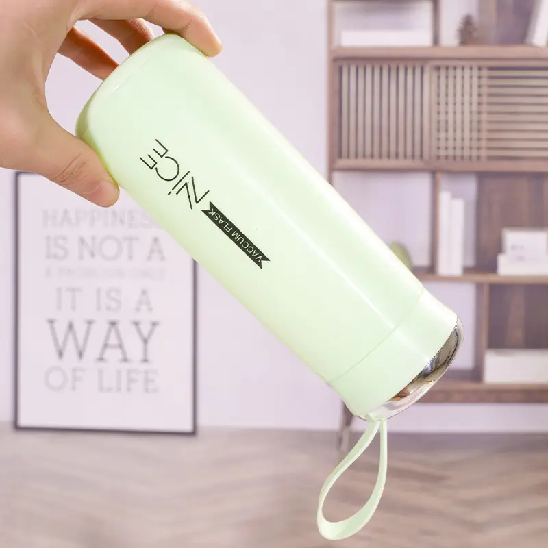 Nice Glass Bottle Water Mini Flask Bottle With Vaccum Flask And Loop Temperature Resistant, 400ml (random Colors) - Image 6