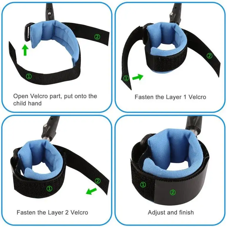 Anti Lost child lock | Anti-Lost Wrist Link - Baby Child Anti Lost Wrist Link Safety Harness Strap Hand belt band for toddlers wristband for kids loss best for umrah and hajj, travelling purpose,safe secure (Random Color) - Image 7