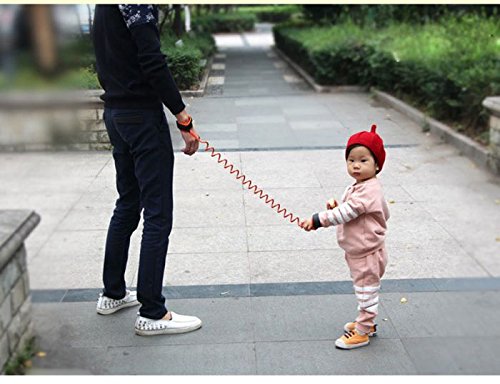 Anti Lost child lock | Anti-Lost Wrist Link - Baby Child Anti Lost Wrist Link Safety Harness Strap Hand belt band for toddlers wristband for kids loss best for umrah and hajj, travelling purpose,safe secure (Random Color) - Image 3