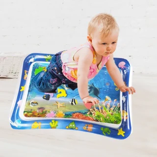 Inflatable Leakproof Tummy Time Water Mat for Kids – Safe & Fun Baby Play Mat (Random Color)