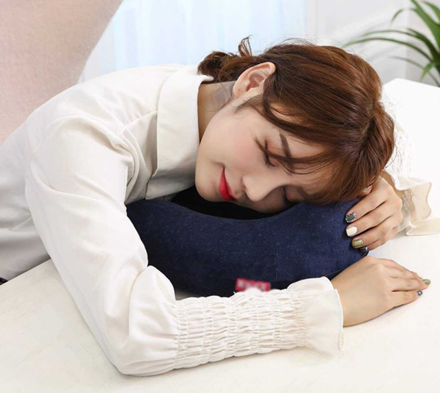 Imported U Shaped Pillows for Sleeping - Portable Travel Neck Pillows for Adults - Neck Pillow for Flight, Car & Home - Random Color ( Multi Design) - Image 5
