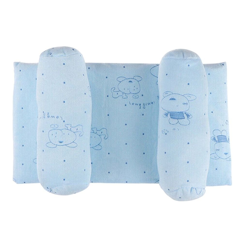 Soft Head Shaping Newborn Pillow for Flat Head Prevention, Breathable & Portable Infant Cushion - Baby Head Shaping Pillow - Adjustable Newborn Baby Head Shaping Pillow ( Random Color & Design ) - Without Box - Image 3