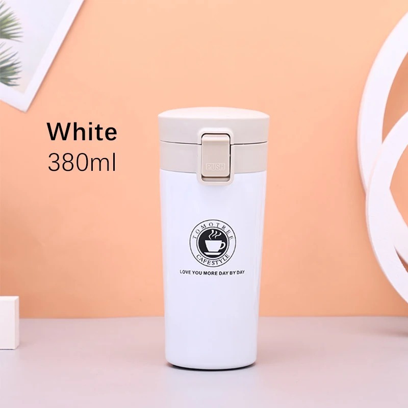 Hot & Cold Stainless Steel Vacuum Flask – 380ml | Double Wall Insulated Water Bottle | Leakproof Coffee & Tea Thermos Travel Mug (Random Color) - Image 3