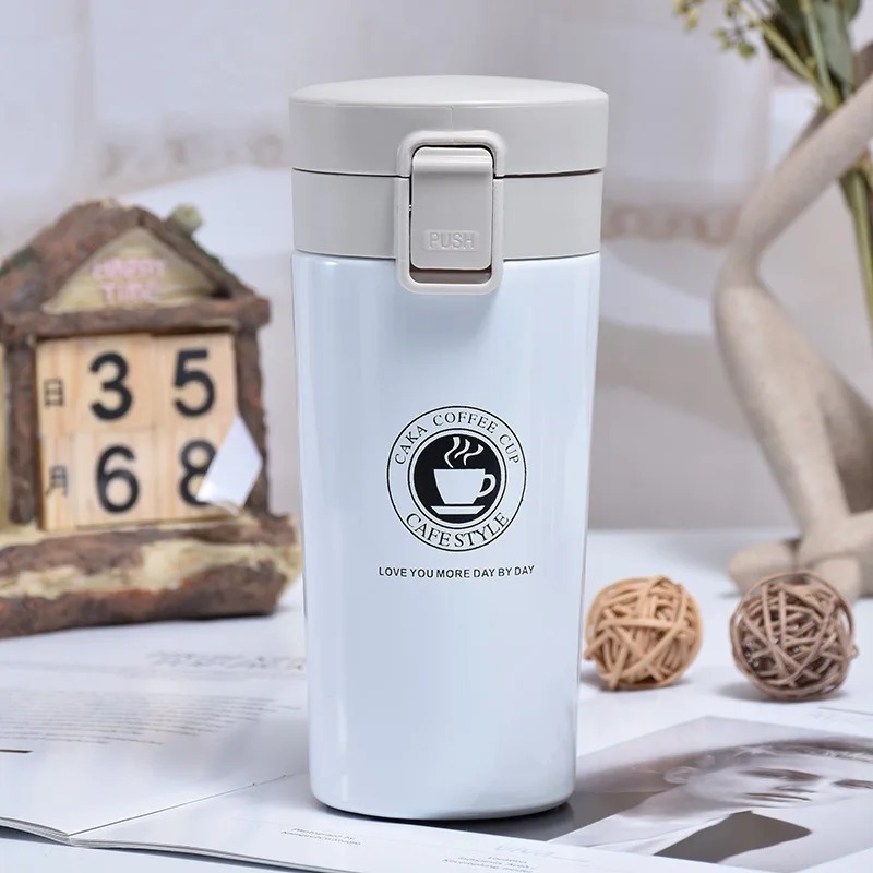 Hot & Cold Stainless Steel Vacuum Flask – 380ml | Double Wall Insulated Water Bottle | Leakproof Coffee & Tea Thermos Travel Mug (Random Color) - Image 4