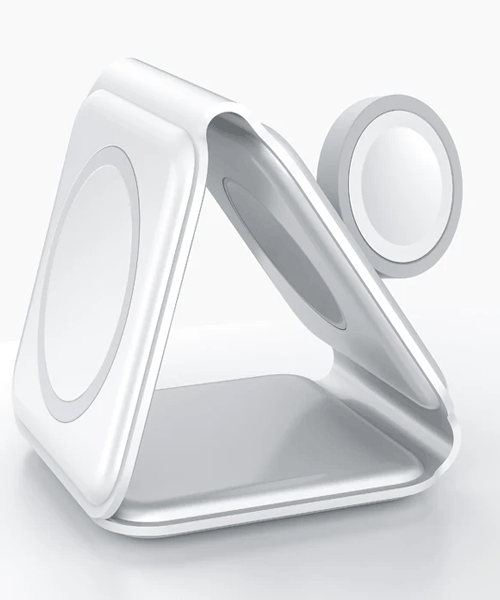 3 in 1 Magnetic Foldable Wireless Charging Station 15W Fast Charger for iPhone, AirPods & Smartwatch - Image 4