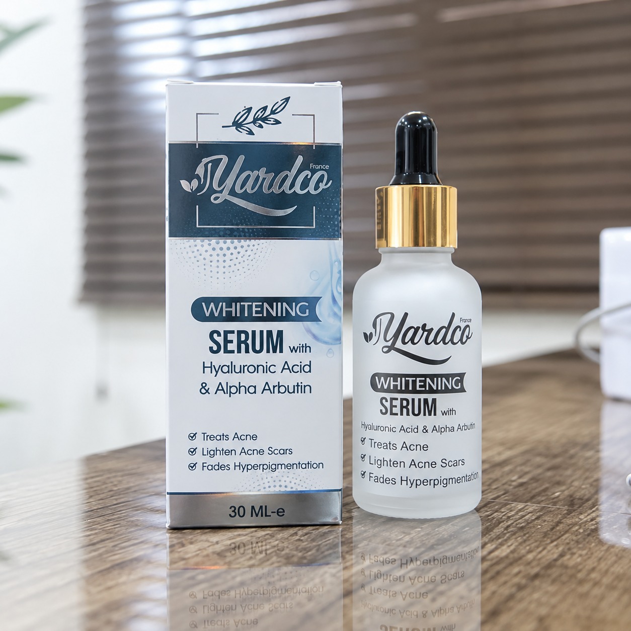 Yardco Whitening Serum With Hyaluronic Acid And Alpha Arbutin Anti Acne And Dark Spot Corrector For Men 30ml - Image 5