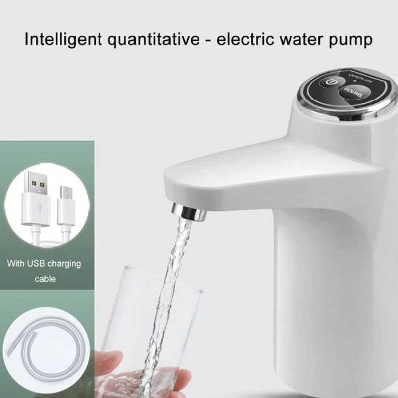 Touch Intelligent Electric Water Pump – Rechargeable Automatic Dispenser For Bottled Water With One -Touch Operation (Random Color) - Image 5